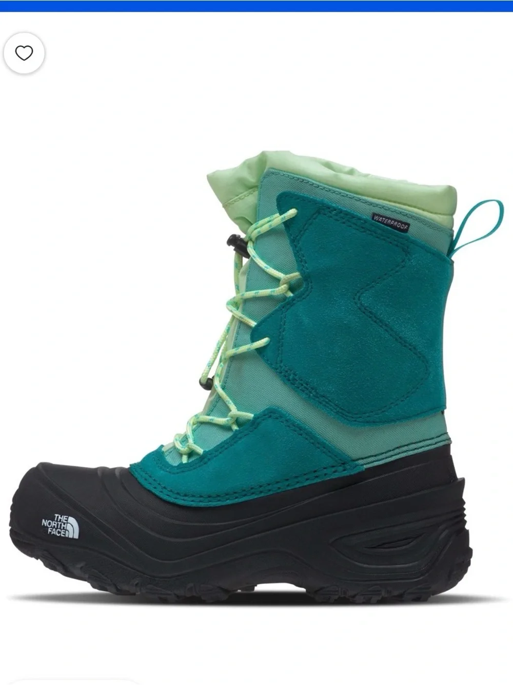 The North Face Kids Alpenglow Hiking /Snow Boots Size 1 - LIKE NEW